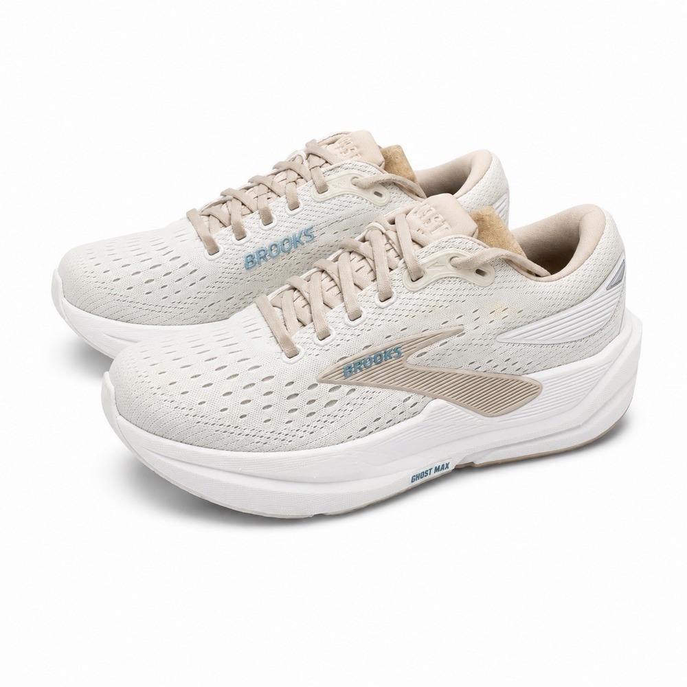 Brooks Ghost Max 3 Coconut Chateau Grey 1204571D181 Women's Size 7 Running Shoes